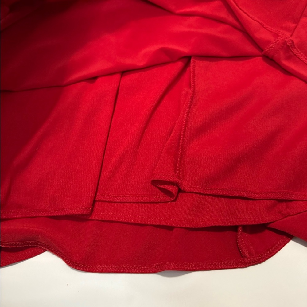 Alfred Angelo NWT Elegant Red A-line flowy midi dress in size 16 - Picture 12 of 14